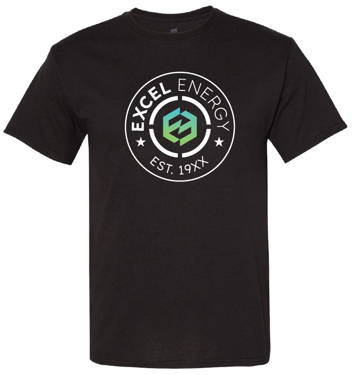 Excel Black T-Shirt