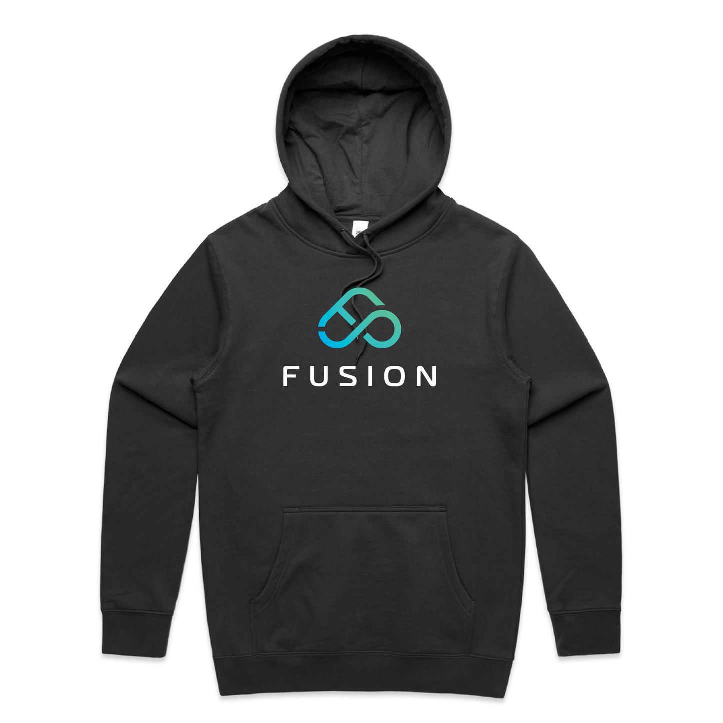Mens Coal Stencil Hoodie