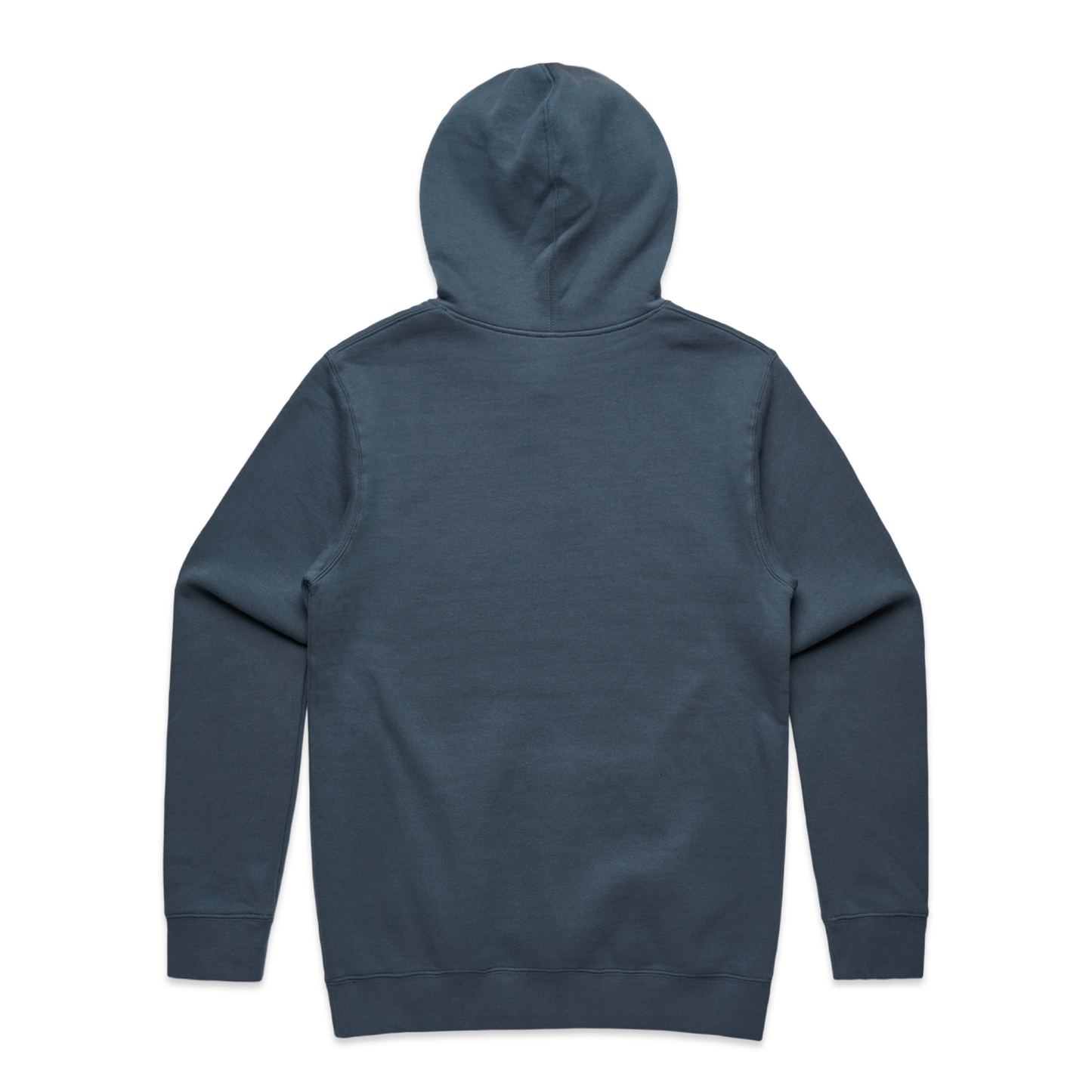 Mens Petrol Blue Stencil Hoodie