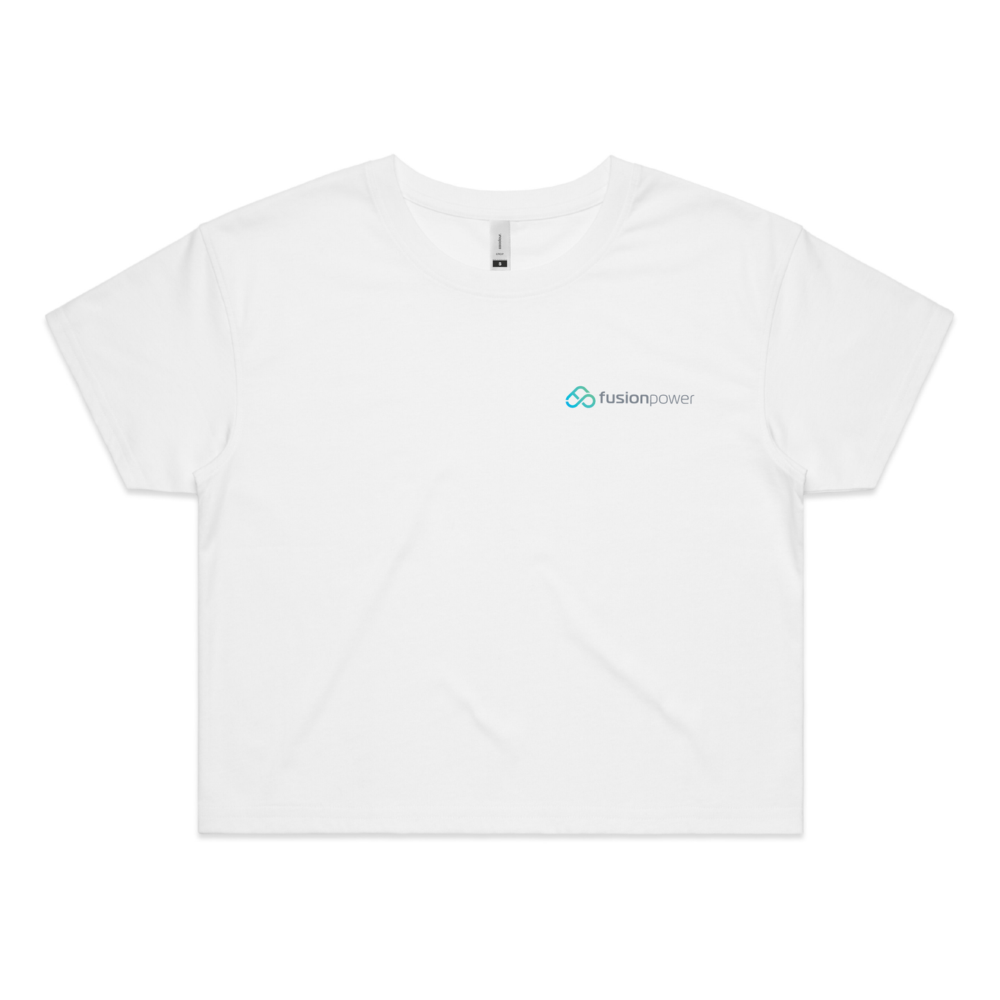White Women's Crop Tee