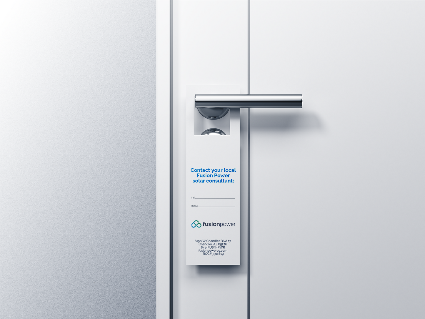 Fusion Power Door Hanger
