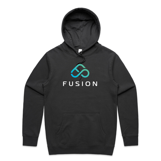 Mens Coal Stencil Hoodie